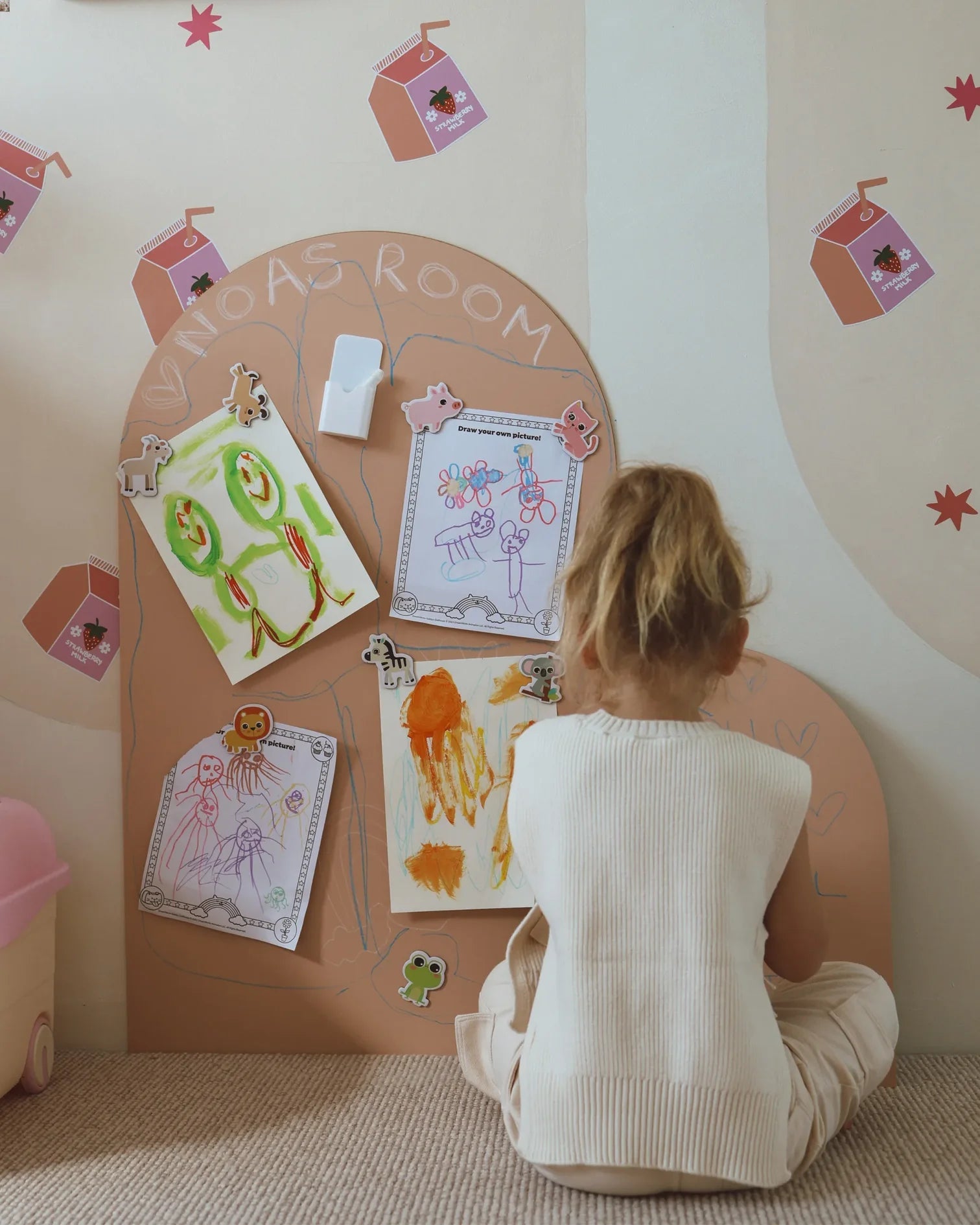 BUNDLE: MagPlay Magnetic Wall Decal + MDF Board (GET FREE BALLU BAG) - MagPlay
