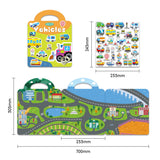 Reusable Sticker Book - Vehicles