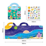 Reusable Sticker Book - Sea and Space