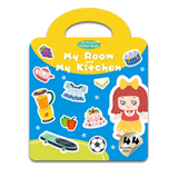 Reusable Sticker Book - My Room and My Kitchen