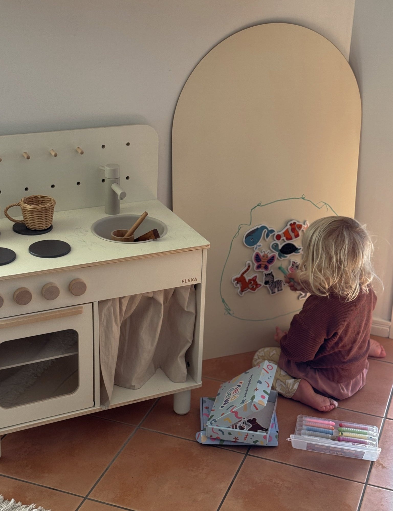 BUNDLE: MagPlay Magnetic Wall Decal 1.0 + MDF Board - MagPlay