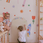 BUNDLE: MagPlay Magnetic Wall Decal + MDF Board (GET FREE BALLU BAG) - MagPlay