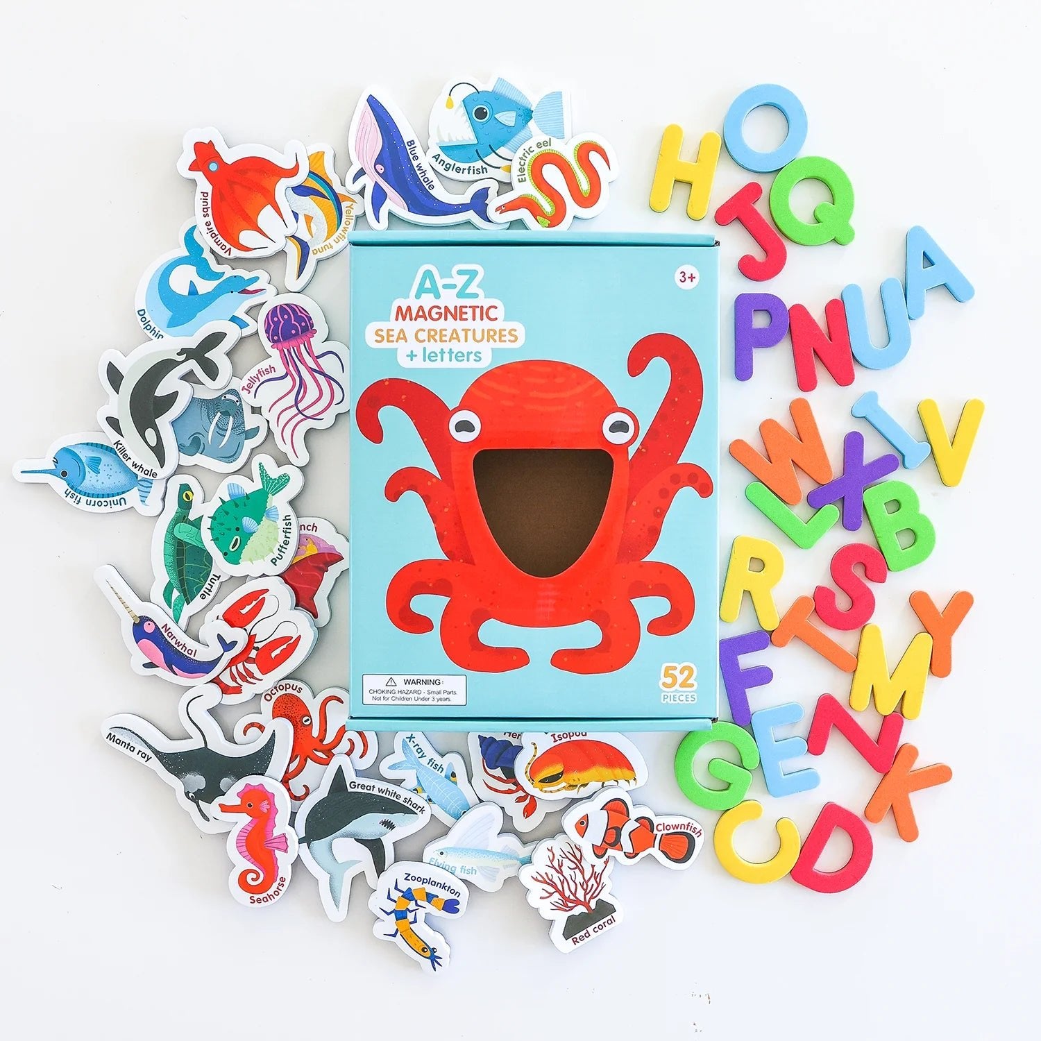 Curious Columbus - MAGNETIC SEA CREATURES AND LETTERS - MagPlay