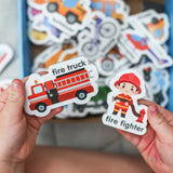 Curious Columbus - Vehicles Fridge Magnets - MagPlay