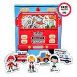 Curious Columbus - Vehicles Fridge Magnets - MagPlay