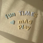 MagPlay Alphabet, Numbers &amp; Symbols Foam Magnetic Set: - MagPlay