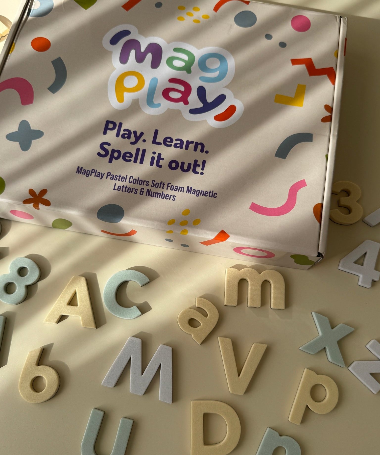 MagPlay Alphabet, Numbers &amp; Symbols Foam Magnetic Set: - MagPlay