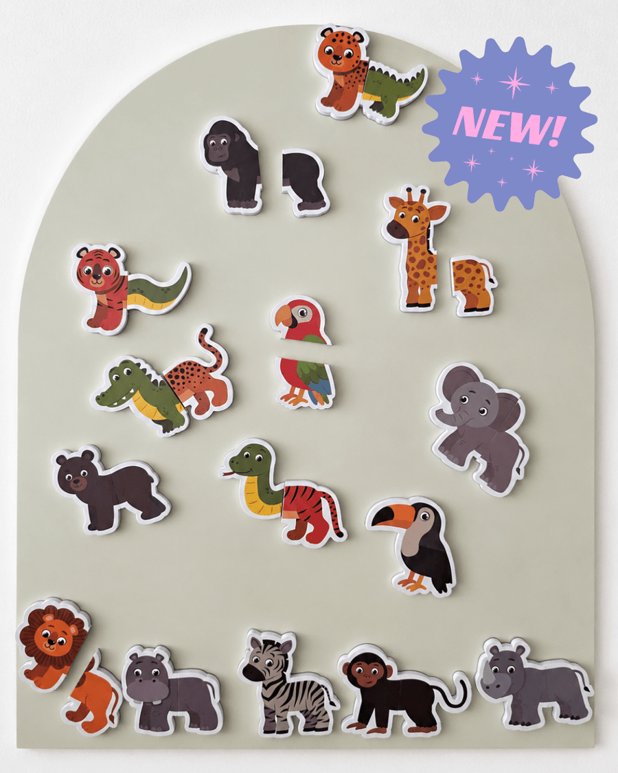 MagPlay Animals Heads & Tails | Magnetic Matching Game for Kids