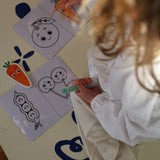 MagPlay Fruit and Veggie Colouring Flash Cards - MagPlay