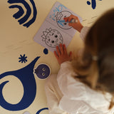 MagPlay Fruit and Veggie Colouring Flash Cards - MagPlay