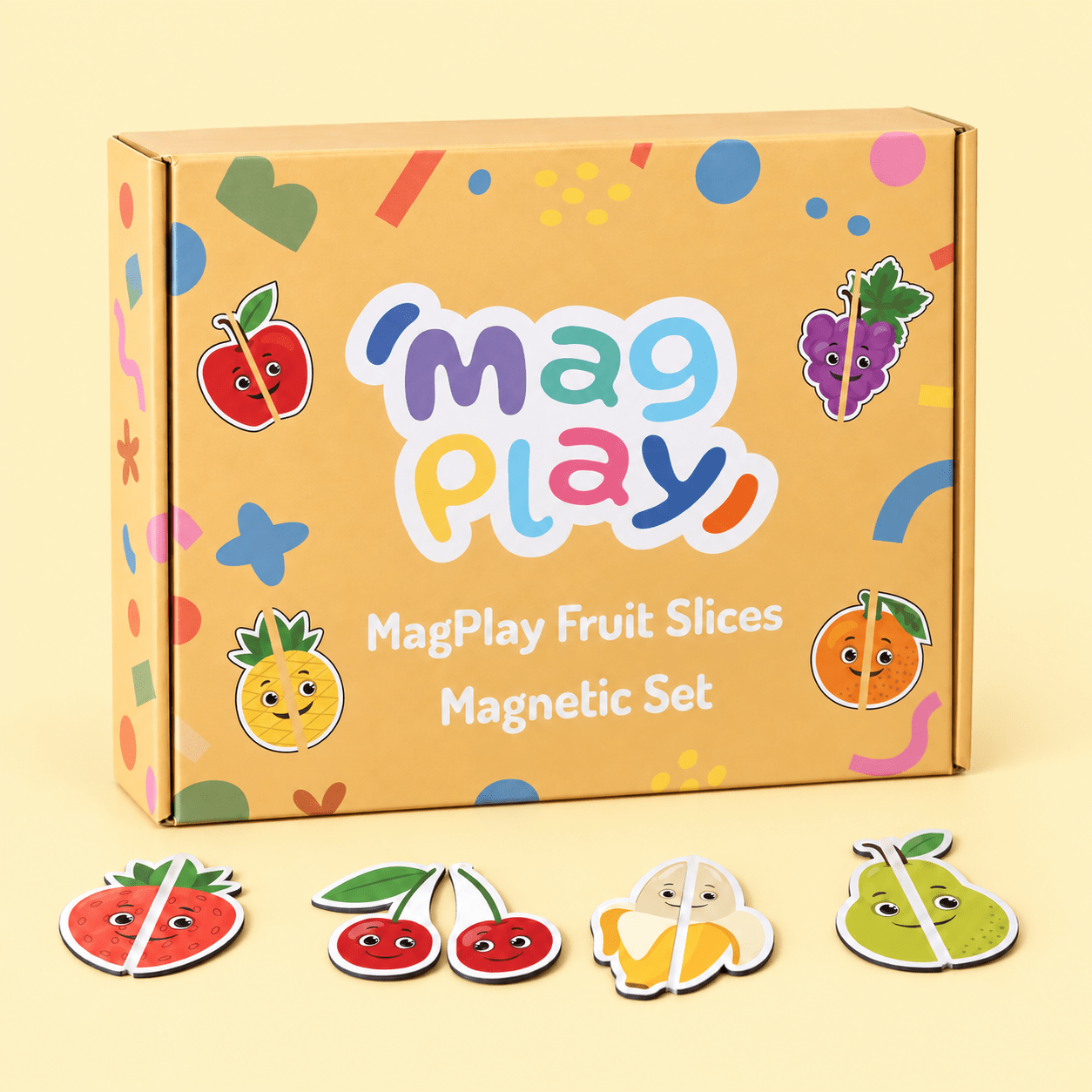 MagPlay Fruit Slices Magnetic Set - MagPlay