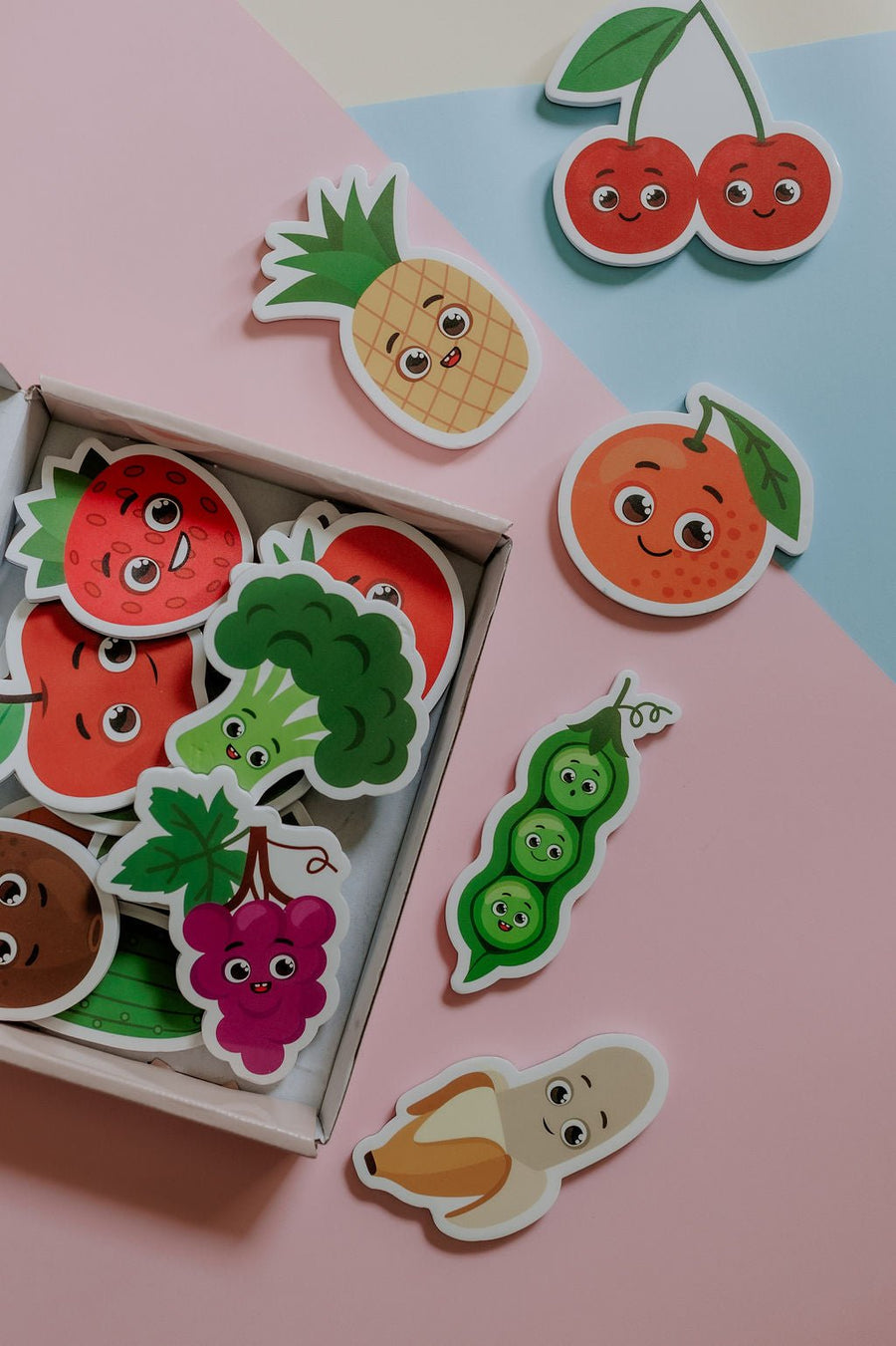 MagPlay Fruit & Vegetable Magnet Set | Safer First Magnets