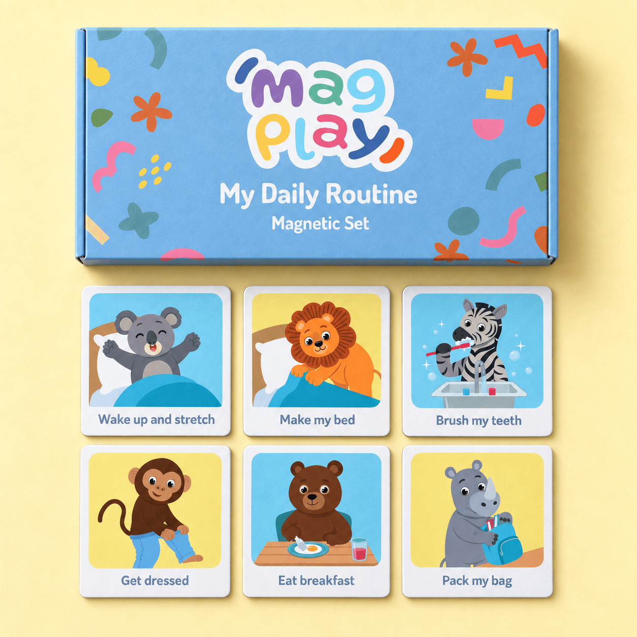 MagPlay My Daily Routine Magnetic Set - MagPlay