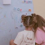 MagPlay Wall + Board Bundle set up for screen-free play