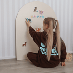 MagPlay Wall + Board Bundle - portable magnetic playwall and decal