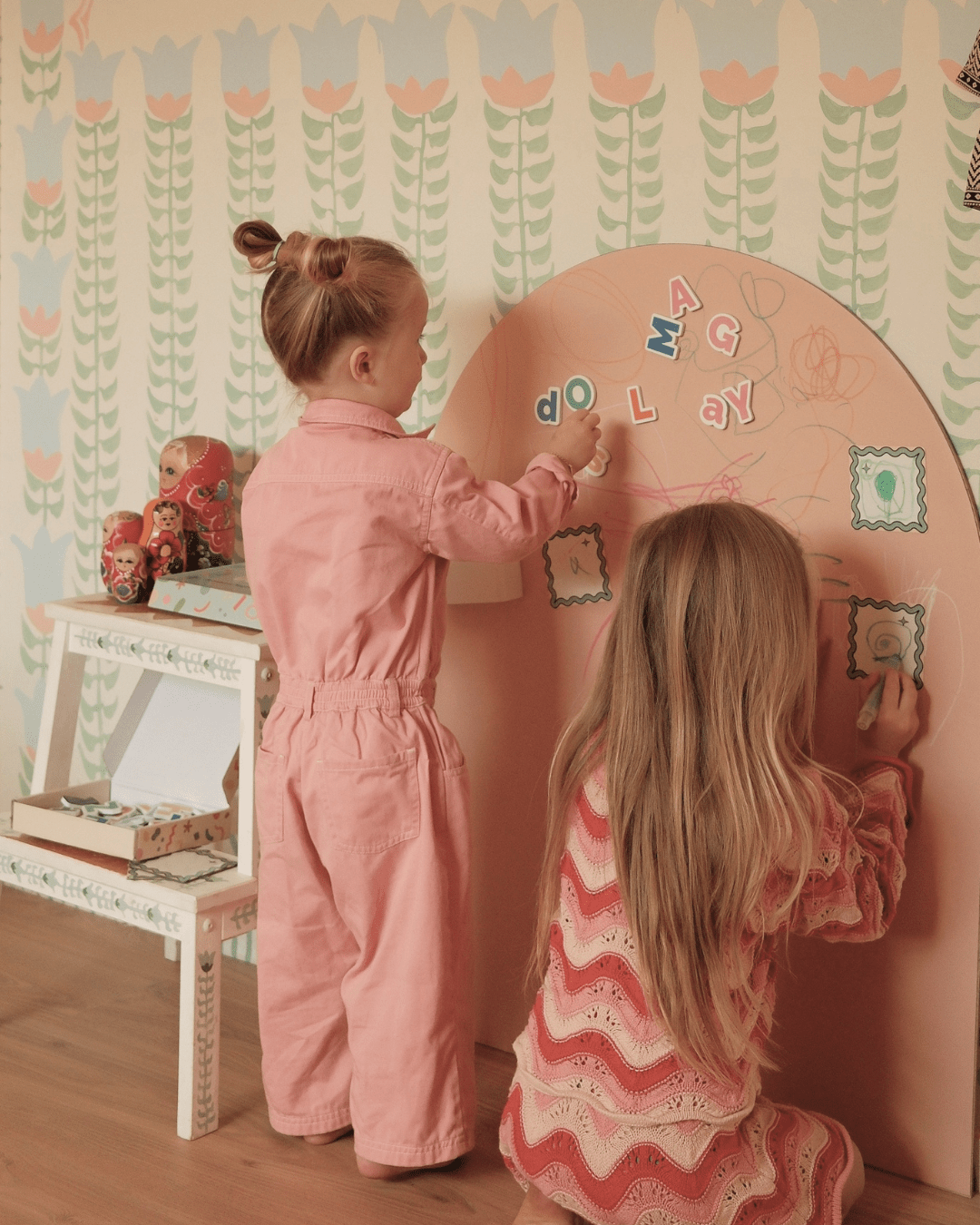 Rental-friendly MagPlay Wall + Board Bundle magnetic decal