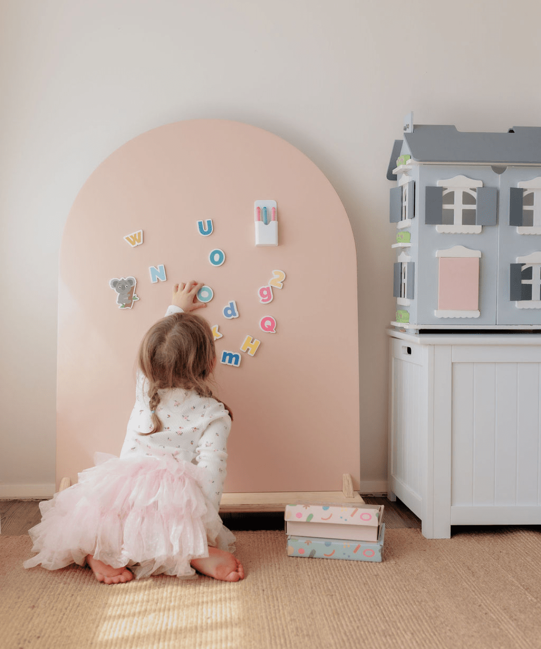 MagPlay Wall + Board + Stand Bundle magnetic decal and board