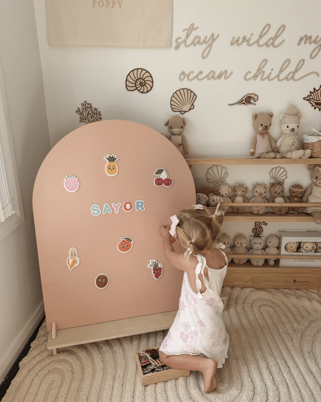 MagPlay Wall + Board + Stand Bundle - complete magnetic playwall setup