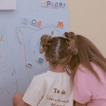 MagPlay Wall magnetic playwall used for drawing and storytelling