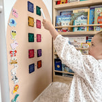 MagPlay Wall magnetic wall decal in a modern kids' bedroom